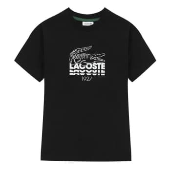 Lacoste Graphic Logo T-Shirt Junior - Black