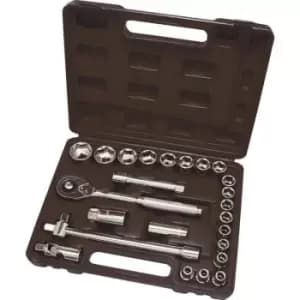 Hilka - Socket Set 1/2 Drive Metric 25Pc