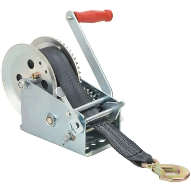 VIDAXL Hand Winch with Strap 1587 kg Vidaxl 8718475724476