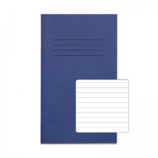 Rhino 200 x 120mm Exercise Book 80 Page Dark Blue F8 (10 Pack) PVNB022-17-4