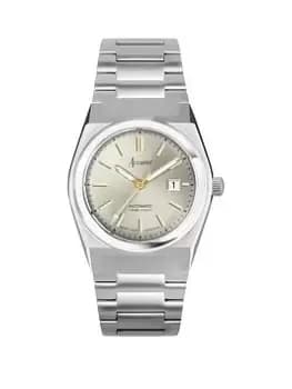 Accurist Ladies Origin Automatic Silver Stainless Steel Bracelet 34mm Watch, Silver, Men