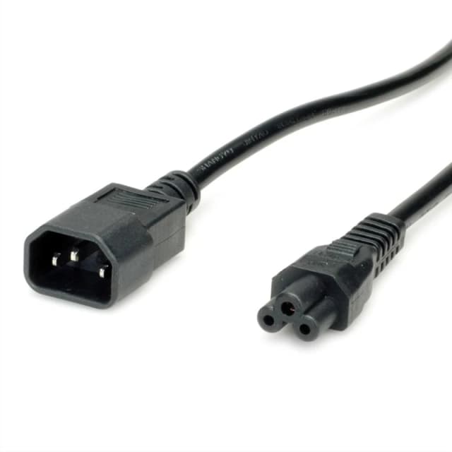 Value 19.99.1119 power cable Black 1.8 m C14 coupler C5 coupler
