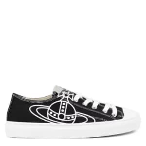 VIVIENNE WESTWOOD Plimsoll 2.0 Low Canvas Trainers - Black