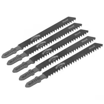Worksafe WJT111C Jigsaw Blade Soft Wood & Plastics 75mm 9tpi - Pac...