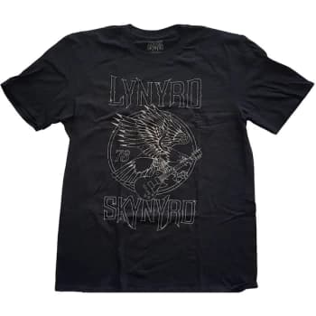 Lynyrd Skynyrd - '73 Eagle Guitar Unisex Large T-Shirt - Black