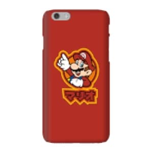 Nintendo Super Mario Mario Kanji Phone Case - iPhone 6 - Snap Case - Gloss