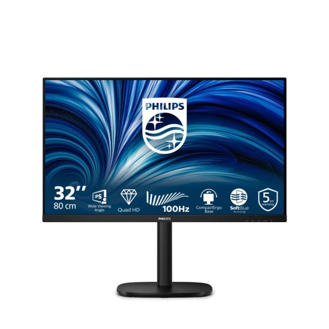 Philips 3000 series 32B2N3500/00 computer monitor 80cm (31.5") 2560 x 1440 pixels Quad HD LCD Black 32B2N3500/00