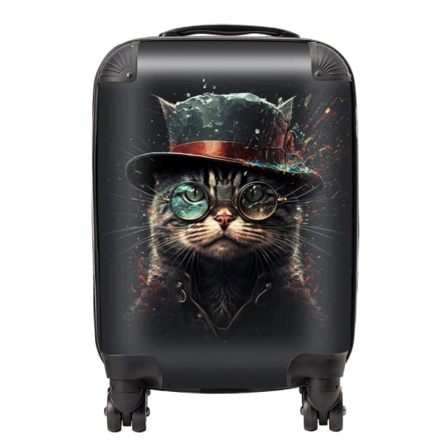 Warren Reed - Designer Cat Splashart Suitcase Size: Large Multicolor Unisex Large