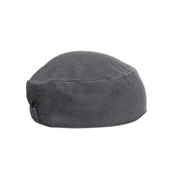 Premier Womens Denim Chef Skull Cap in Dark Grey Dark Grey Female One Size