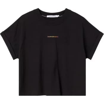 Calvin Klein Jeans Gradient Back Logo T Shirt - CK BLACK BEH