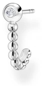 Thomas Sabo Sterling Silver Single Drop Earring Silver Jewellery