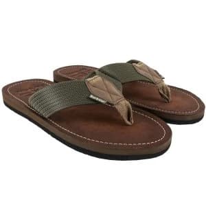Barbour Mens Toeman Beach Sandals Olive 10