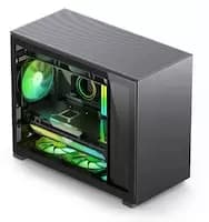 Jonsbo D31 Standard Micro-ATX PC Case - Black, Tempered Glass