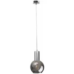 Netlighting Supra Dome Pendant Ceiling Light Silver, 15cm, 1x E27