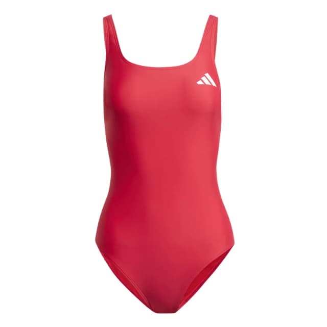 Womens 1 Piece swimsuit adidas V-Back Rouge Female 42