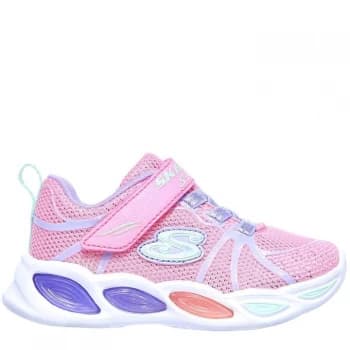 Skechers Shimmer Light Up Trainers - Pink/Multi