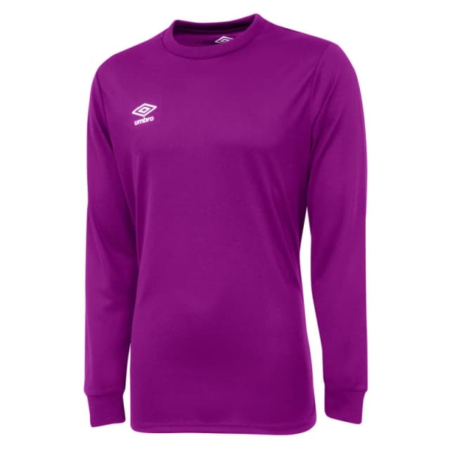 Umbro Club Long-Sleeved Jersey in Purple Size: 7-8 Years Purple Unisex 7-8 Years
