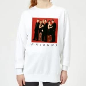 Friends Character Pose Womens Sweatshirt - White - 3XL