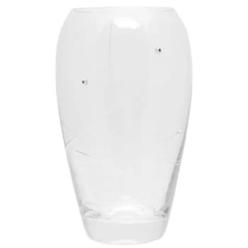 Hotel Collection Anglina Barrel Vase - Clear