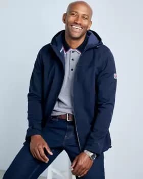 Cotton Traders Mens Help For Heroes Showerproof Jacket in Blue
