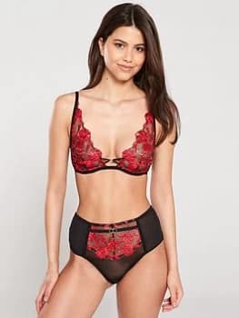 Ann Summers Cecile High Apex Bra - Red, Size 32C, Women