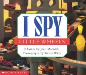 i spy little wheels a book of picture riddles