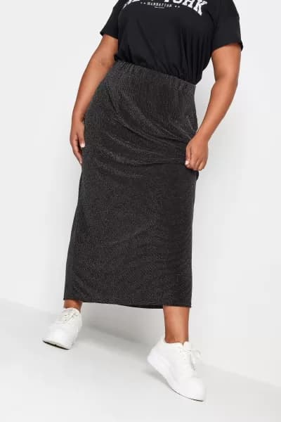 Glitter Maxi Skirt
