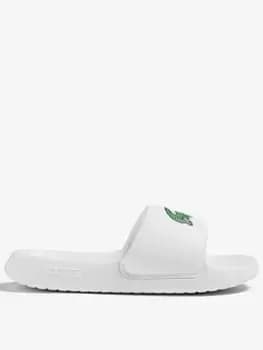 Lacoste Serve 1.0 123 1 Sliders - White, Size 4 Older