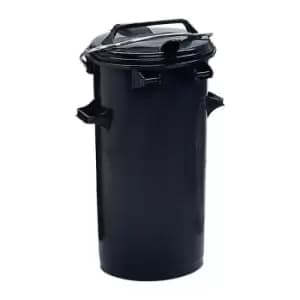 Poubelle 50 l plastique anthracite avec anse SULO