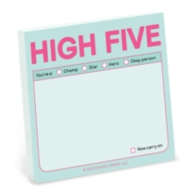 Knock Knock High Five Sticky Notes (Pastel Edition) Other printed item