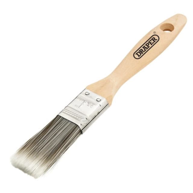 Draper Wood Handle Synthetic Paint Brush PB-WOOD-1" Width: 25mm