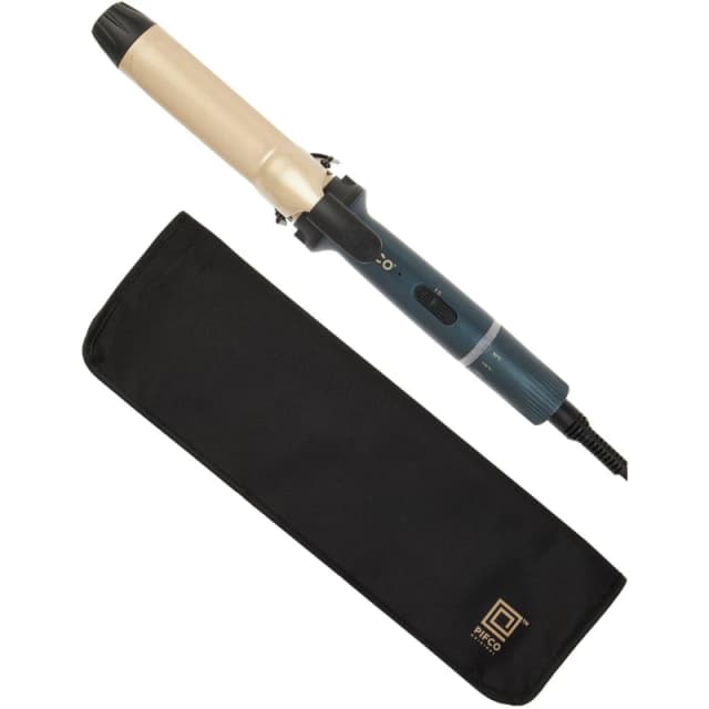 Pifco Pifco Soft Curls 32mm Curling Tong -204578 Blue/Gold unisex One Size