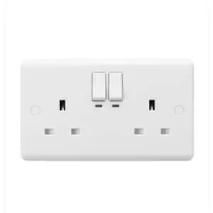 MLA Knightsbridge 13A 2 Gang Smart Socket - CU9KW
