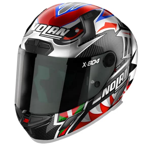 Nolan X-804 RS Ultra Carbon Lecuona 028 Replica Full Face Helmet Size XL