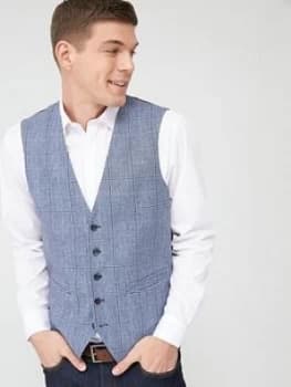 Skopes Standard Jardins Waistcoat - Blue Check