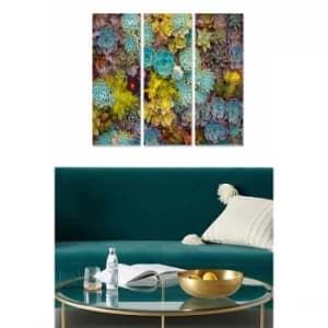 MDF538671676 Multicolor Decorative MDF Painting (3 Pieces)