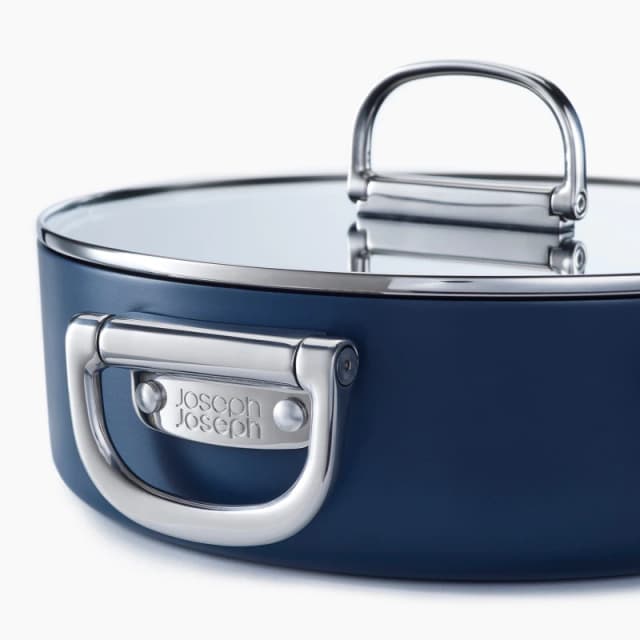 Joseph Joseph Space Non-Stick Shallow Casserole & Lid, 28cm