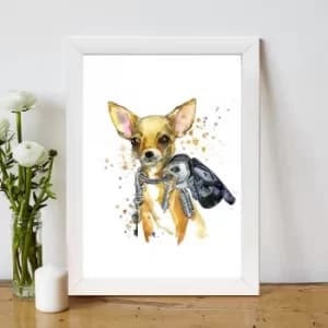 BC12443127704 Multicolor Decorative Framed MDF Painting