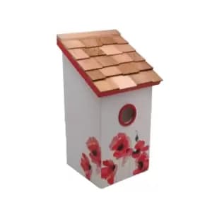 Saltbox Bird House Poppy