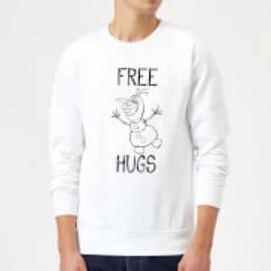 Disney Frozen Olaf Free Hugs Sweatshirt - White