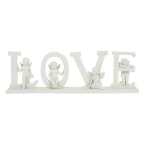 Cherub Standing Love Sign