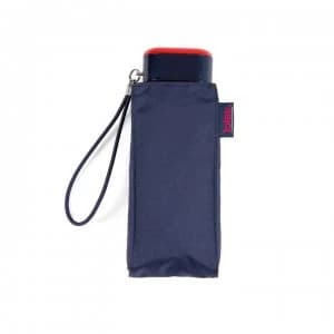 Totes Compact Flat Plain Umbrella - Navy
