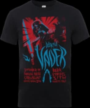 Star Wars Darth Vader Rock Poster T-Shirt - Black