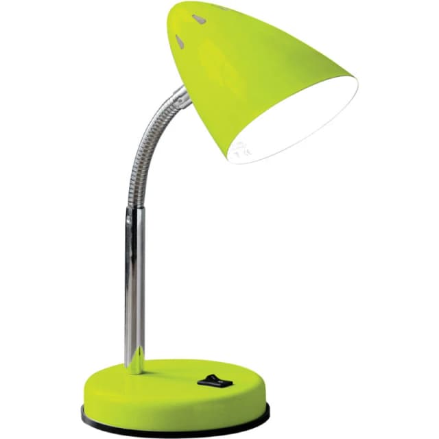 Premier Housewares Maison by Premier Gloss Desk Lamp with EU Plug Green