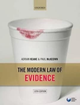 The Modern Law of Evidence by Adrian Keane Paperback