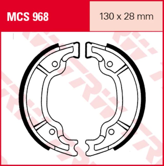 TRW Lucas Brake shoes MCS968
