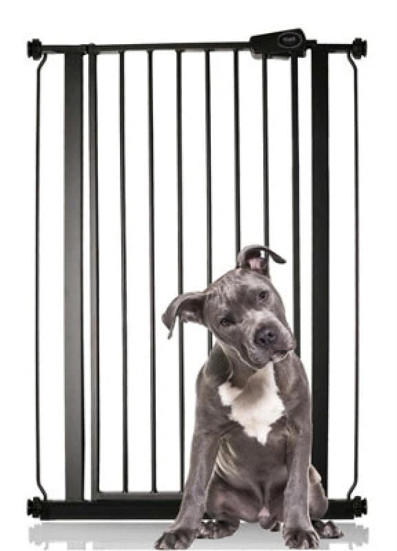 Bettacare Child And Pet Gate, 75Cm - 83Cm, Matt Black, Extra Tall Gate 104Cm In Height, Pressure Fit Stair Gate