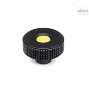ELESA Diamond knurled knob-MBT.30 B-5-C17 Green