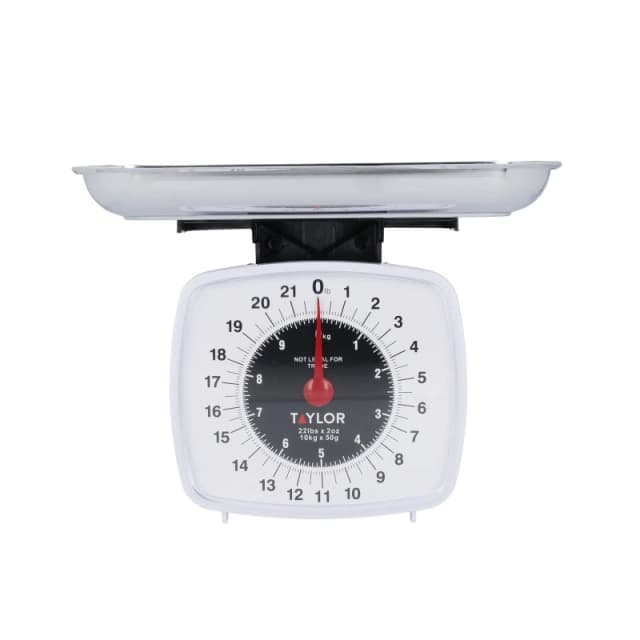Taylor High Capacity Food Scale, 10Kg, White