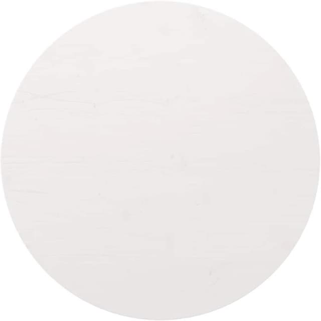 VIDAXL Table Top White Ø90x2.5cm Solid Wood Pine Vidaxl 8720286875711